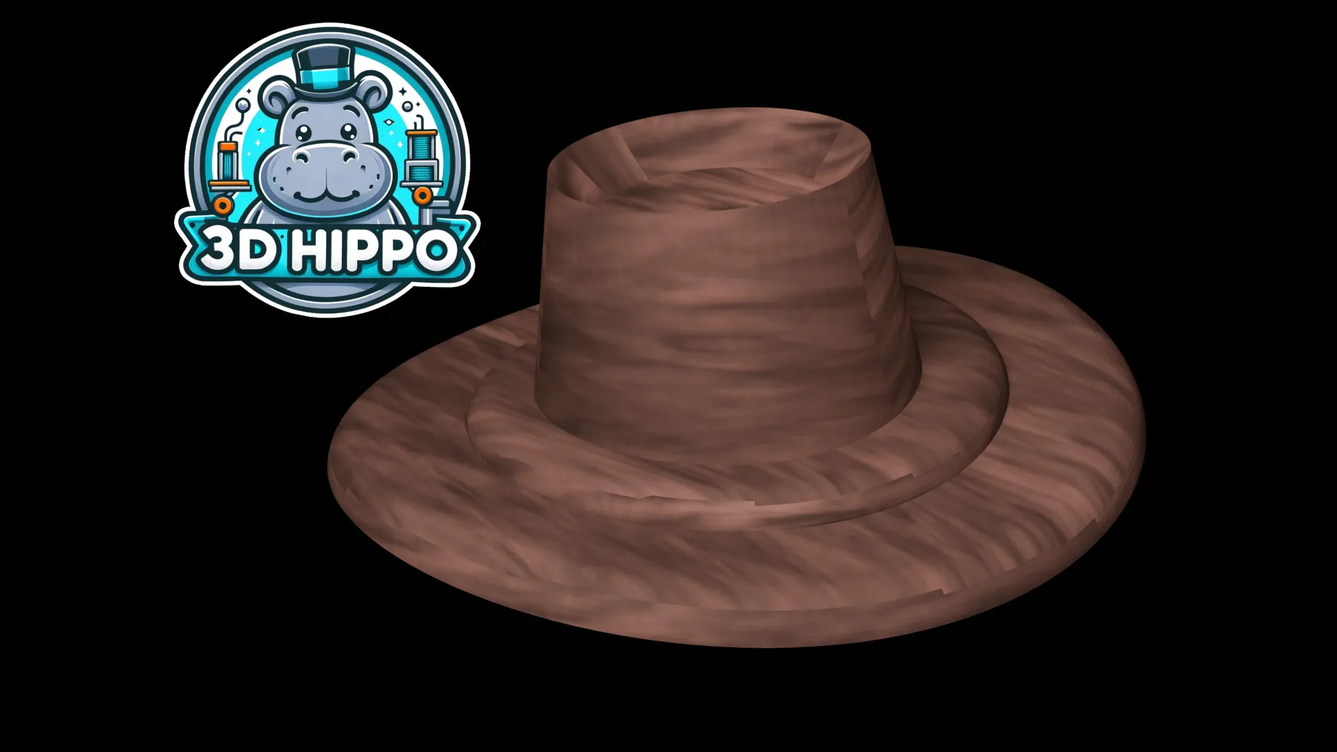 Mũ cao bồi cho mô hình 3D