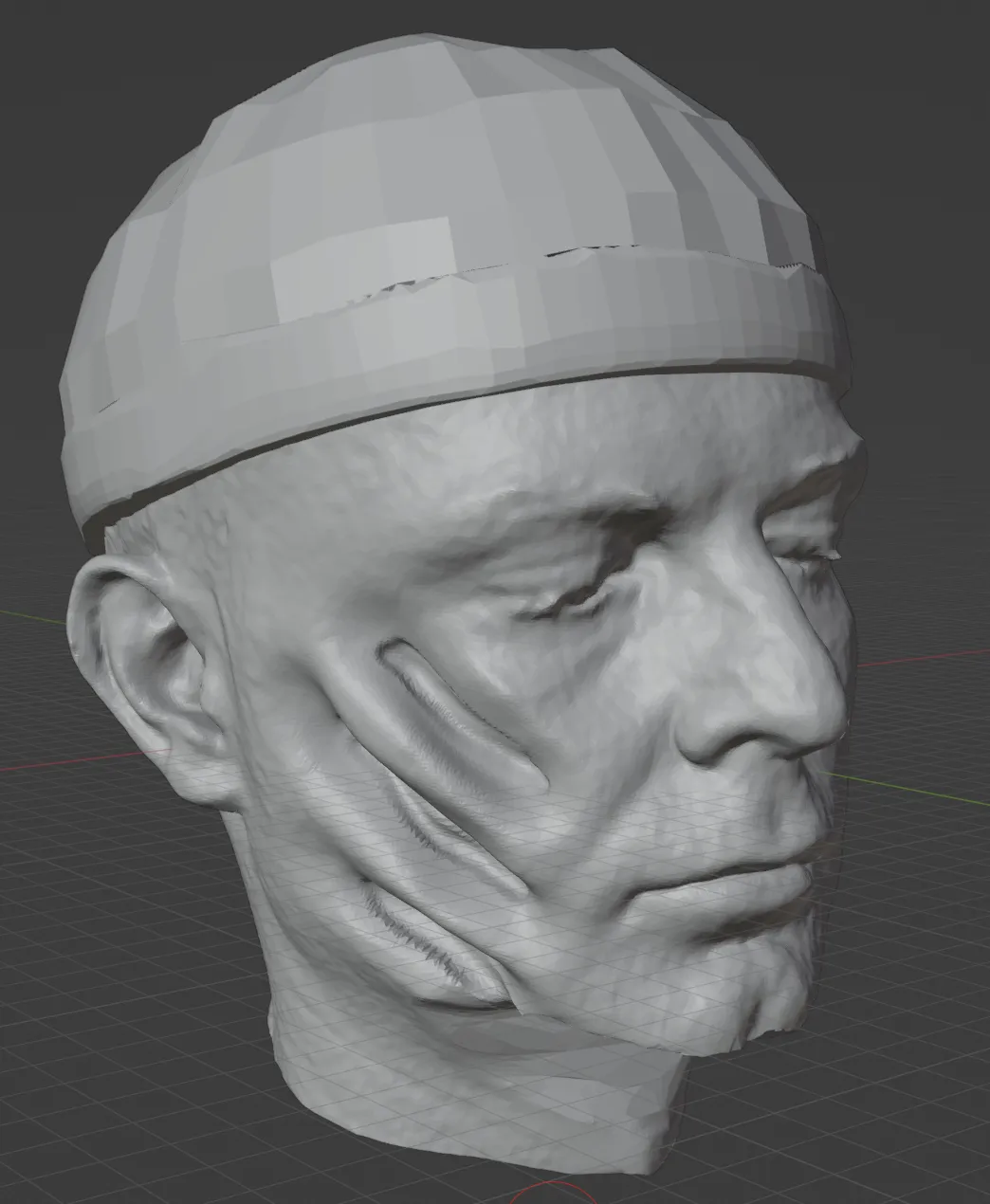 Xác chết đầu lính do tấn công của động vật hoặc người n...