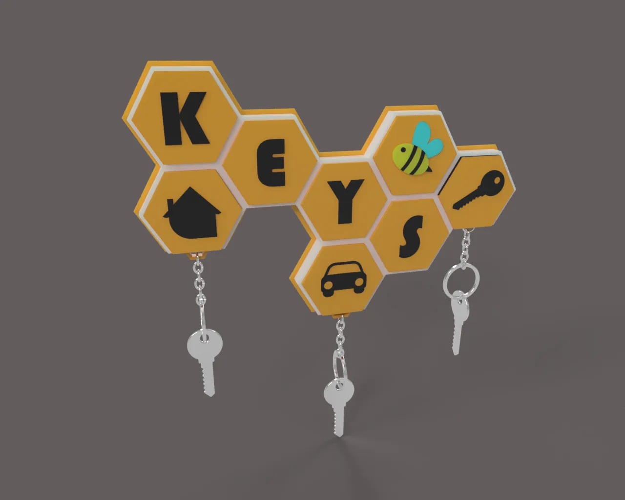 Bộ tổ chức chìa khóa hình ong độc đáo