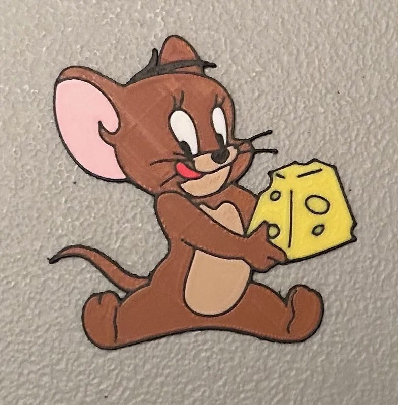 Nam châm Jerry Mouse nhiều màu sắc 7 màu