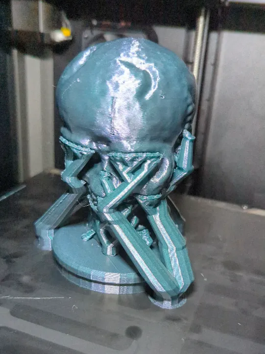 Nhân vật bộ xương Halloween in 3D với hiệu ứng lấp lánh