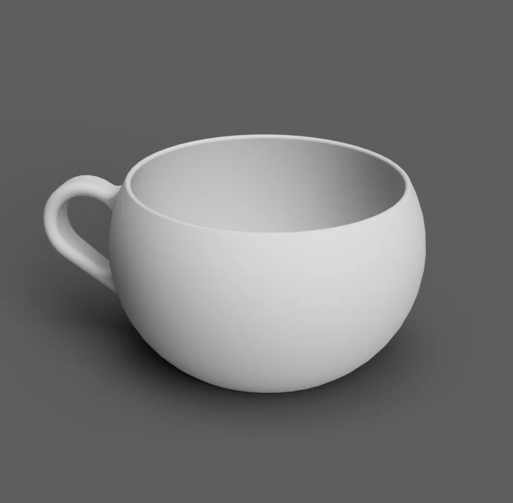 Cốc trang trí hình học đơn giản không cần hỗ trợ in