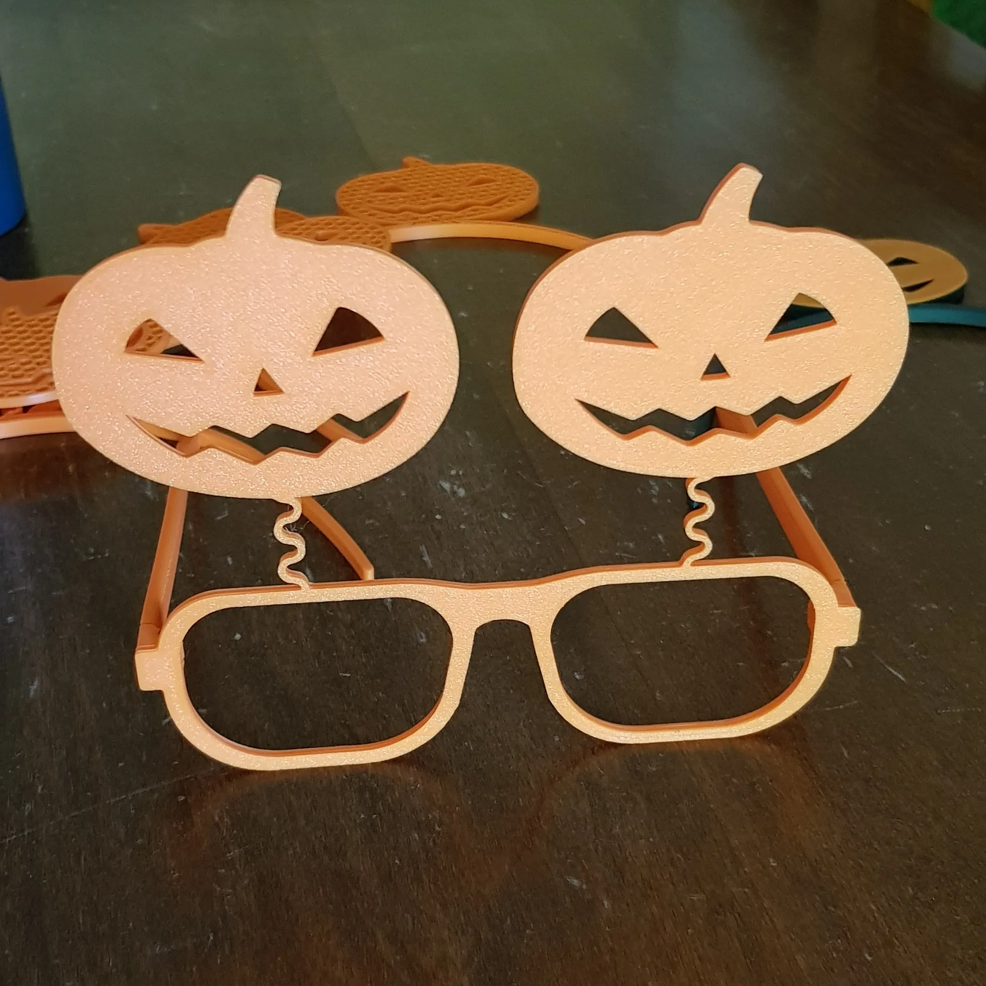 Kính Halloween hình bí ngô Bobbleheands
