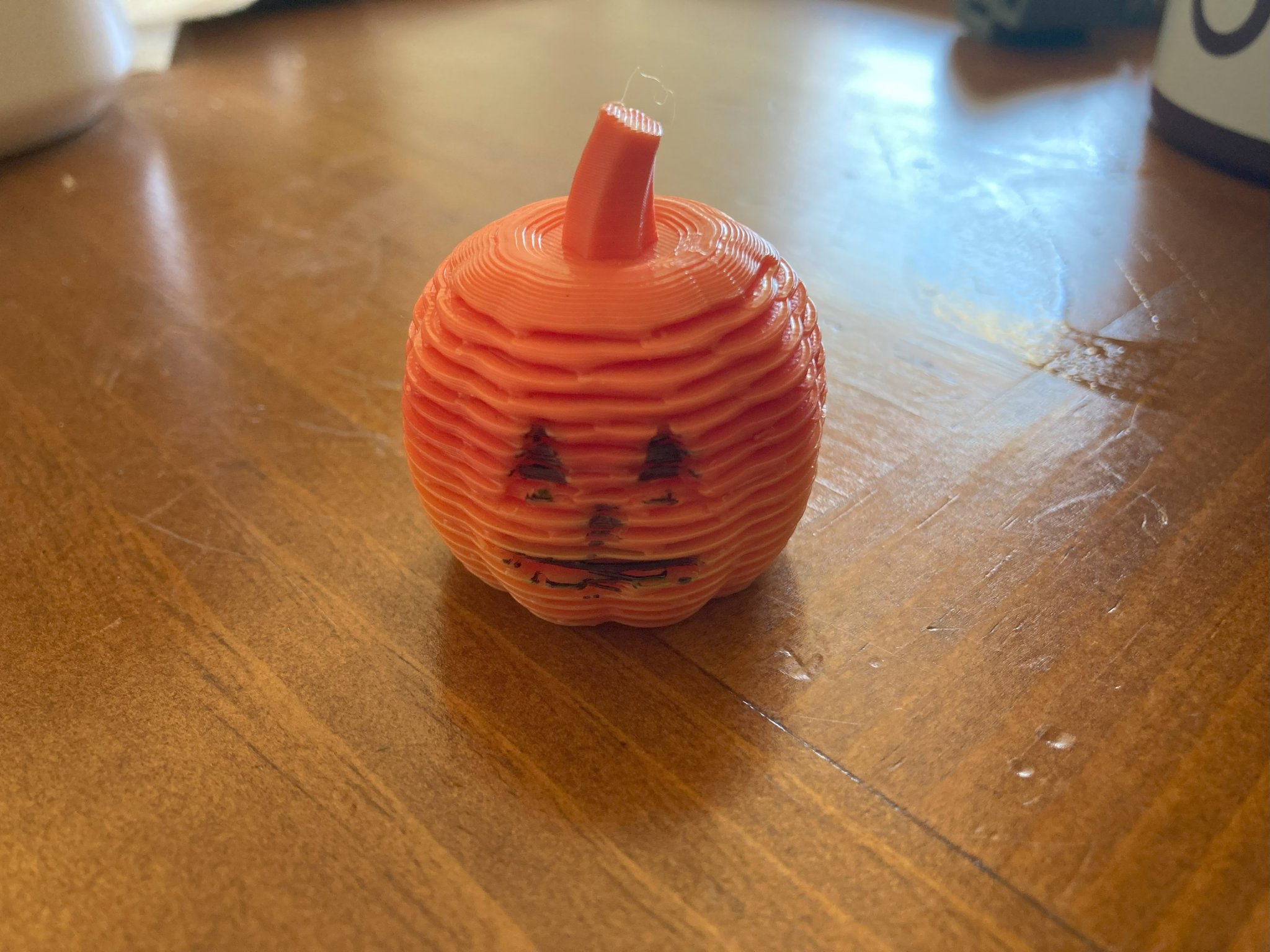 Bí ngô lò xo dễ dàng cho mô hình 3D