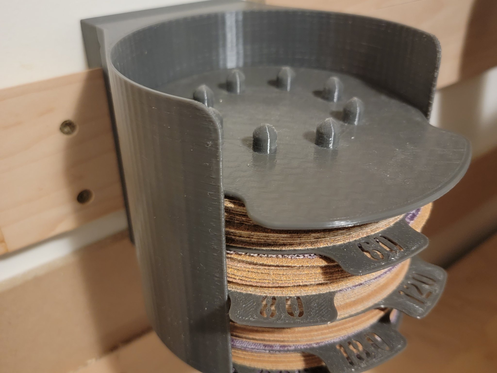 Giá đỡ giấy nhám 5 inch với bộ chia và vị trí ROS