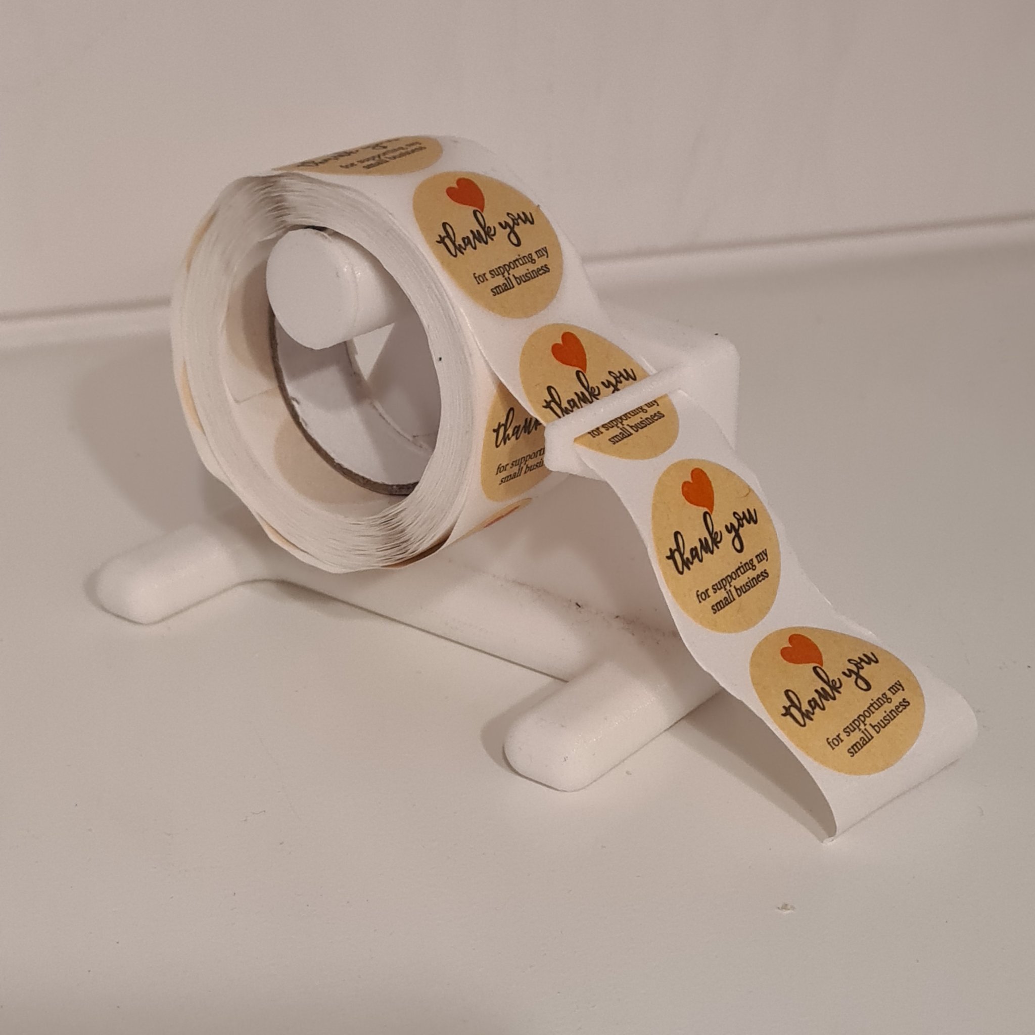 Giá đỡ cuộn nhãn dán tròn 1 inch dễ bóc 2.5cm