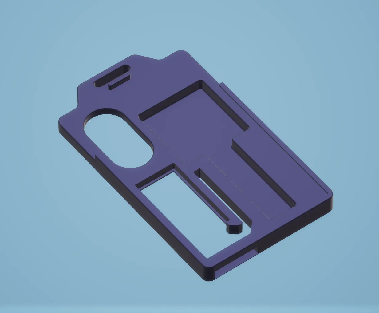 Giá đỡ thẻ với khe cắm yubikey5c NFC