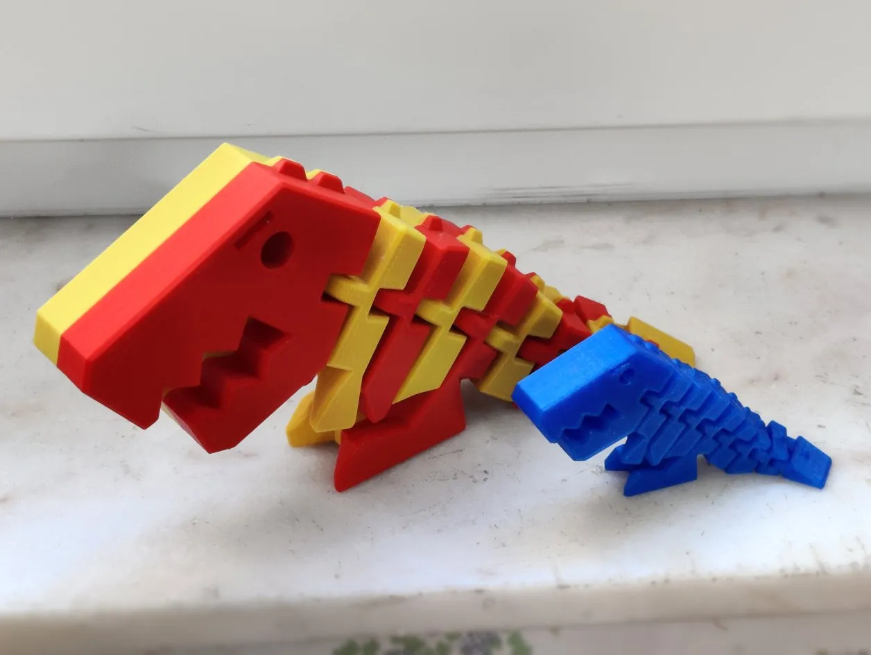 Flexi Rex - các bộ phận tách rời cho bản in khổng lồ