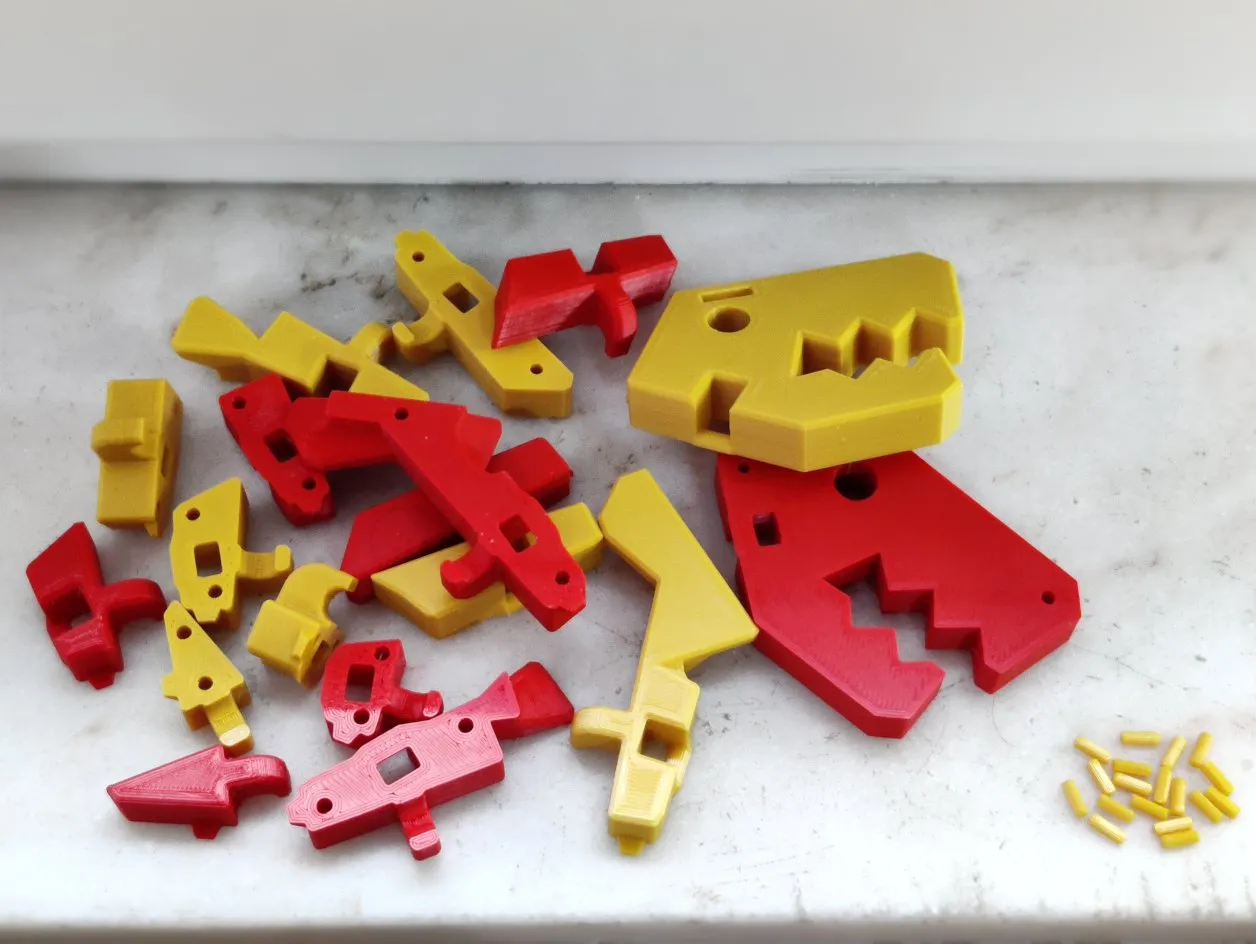 Flexi Rex - các bộ phận tách rời cho bản in khổng lồ