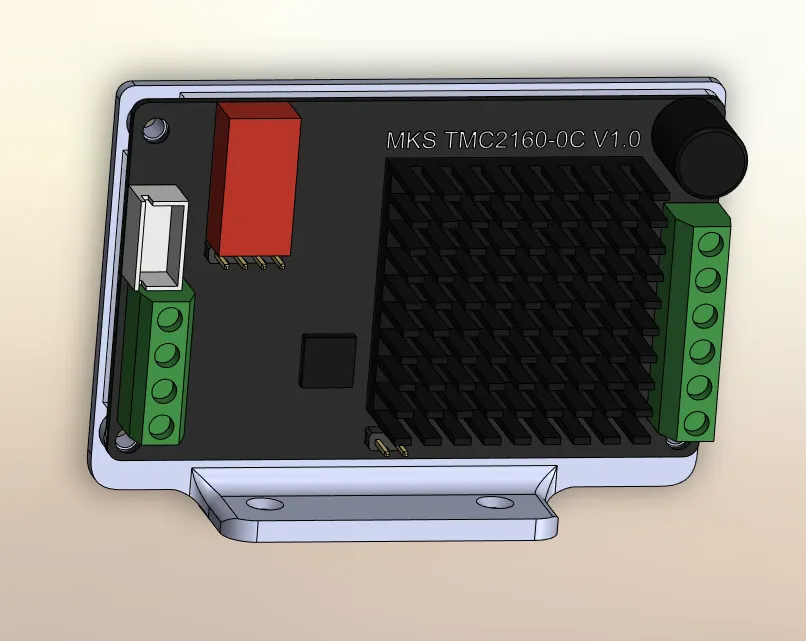 Giá đỡ DIN-rail thẳng đứng cho driver MKS TMC2160-0C