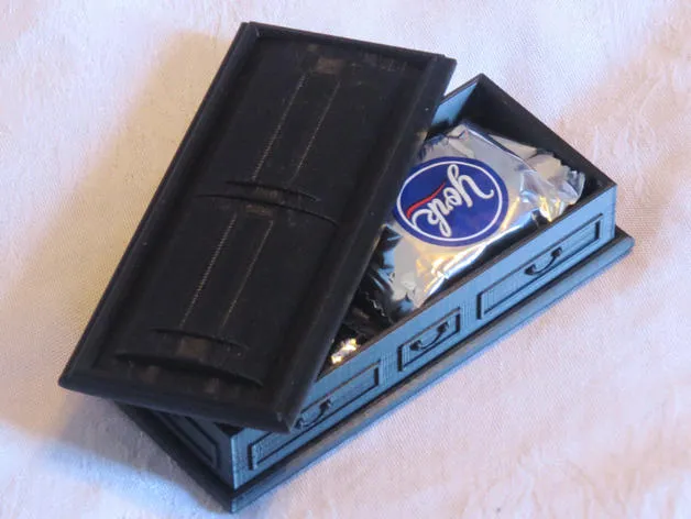 Hộp quà trang sức kẹo quan tài Halloween