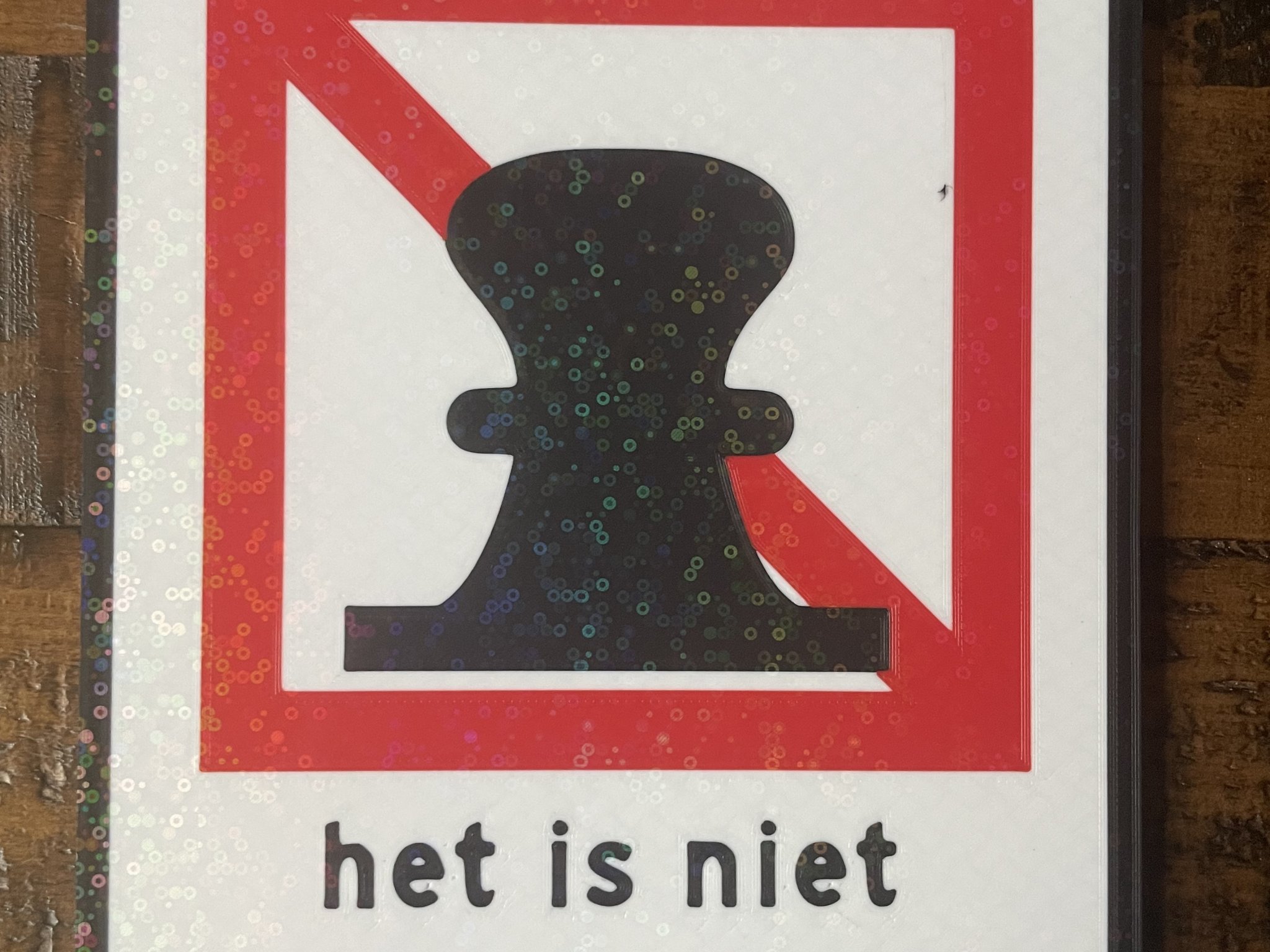 Biển báo cấm cập bến tại Hà Lan