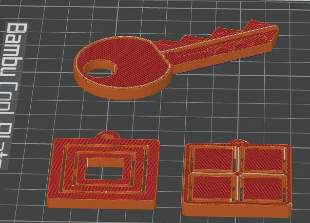 Chìa khóa xinh xắn 3D cho bộ sưu tập của bạn