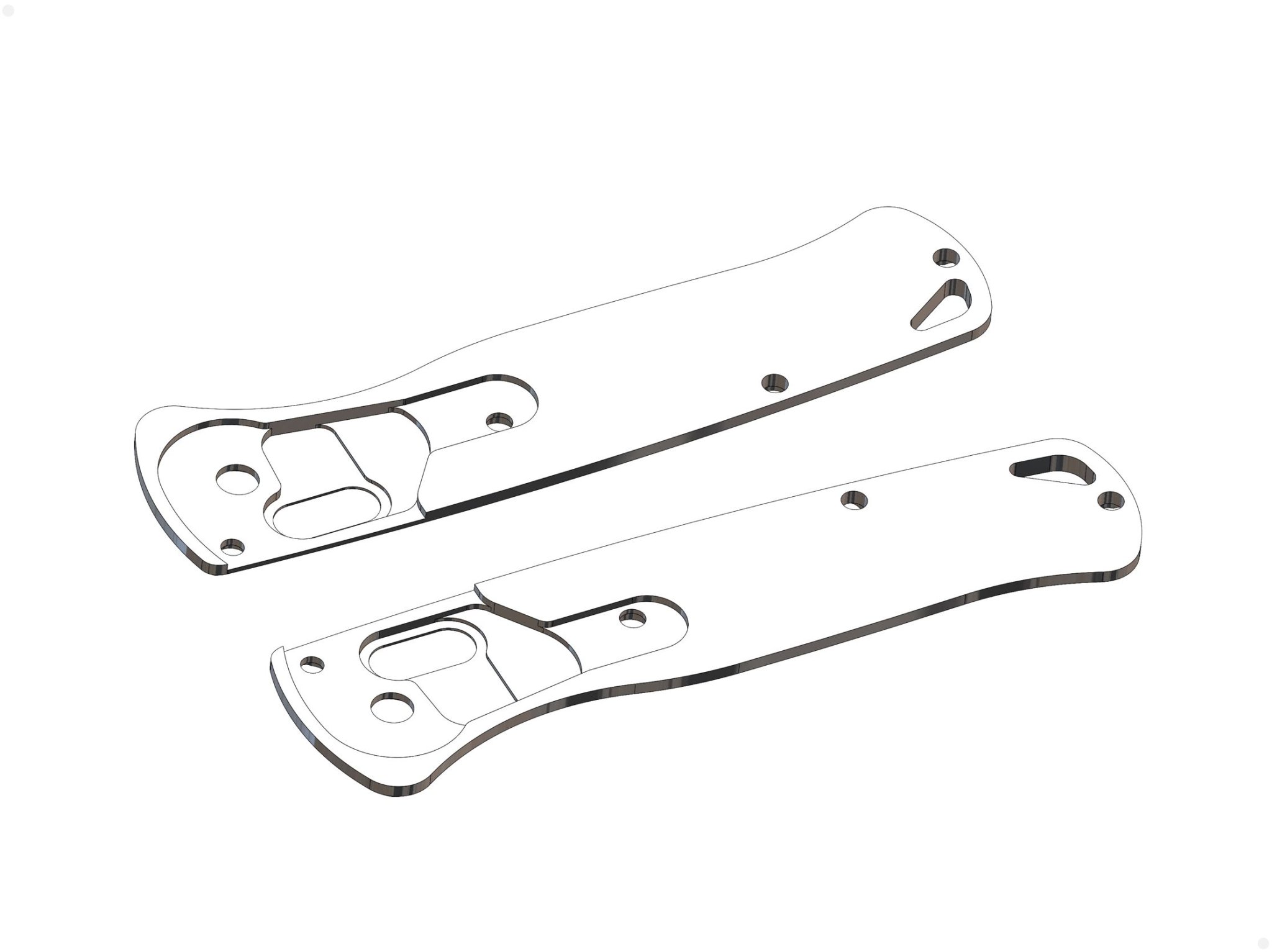 Cán dao Benchmade Bugout 535 tùy chỉnh