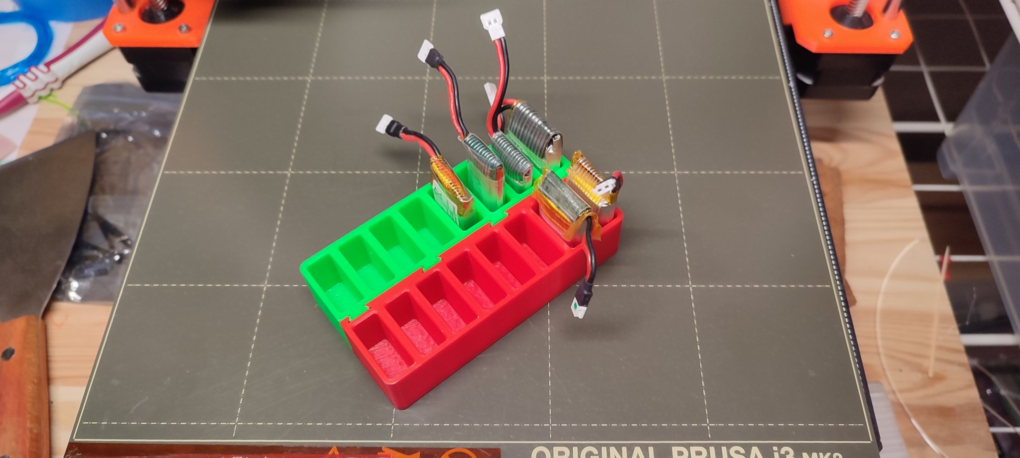 Giá đỡ pin LiPo 1S cho pin 20x8mm