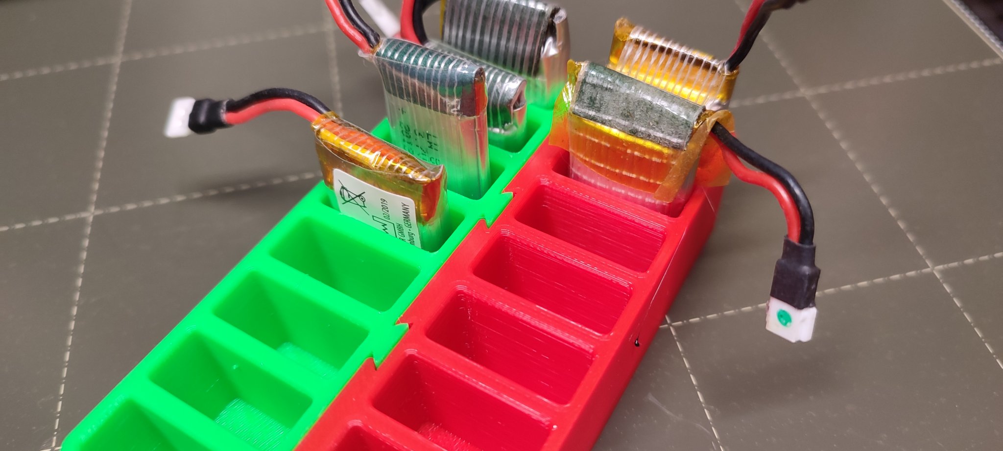 Giá đỡ pin LiPo 1S cho pin 20x8mm