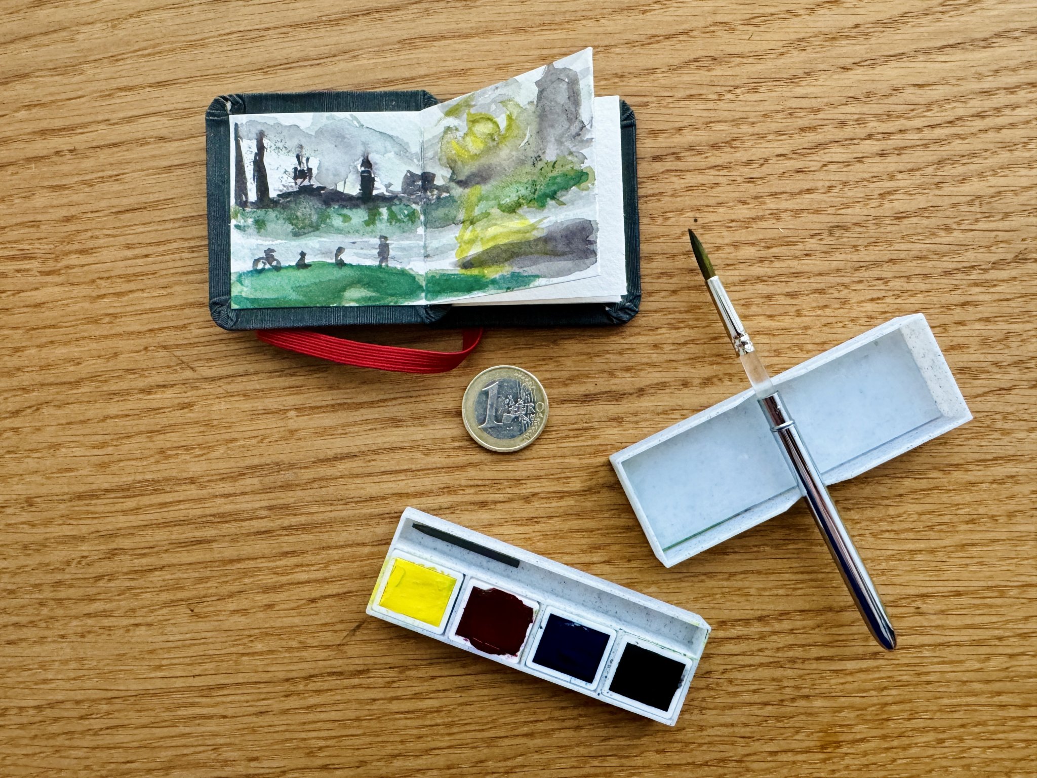 Bảng màu nước nano siêu nhỏ gọn cho nghệ sĩ di động