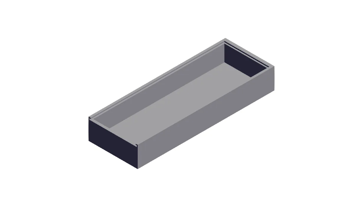 Hộp lưu trữ nhỏ với nắp trượt cho tổ chức đồ dùng