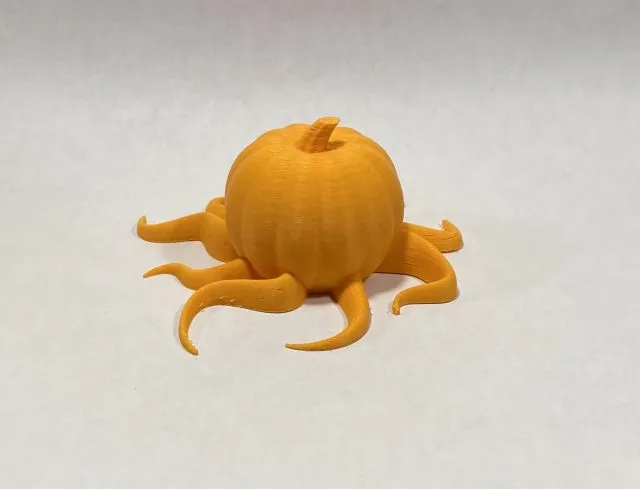 Bí ngô Kraken có xúc tu cho Halloween