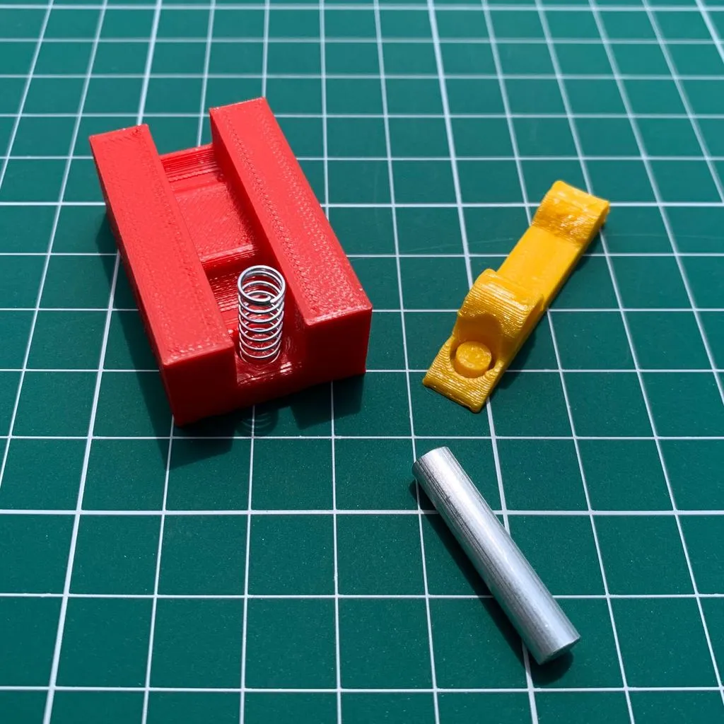 Móc treo tường có lò xo điều chỉnh độ căng