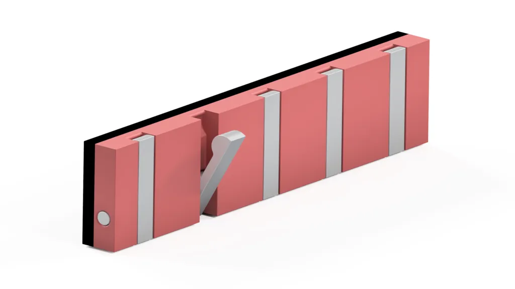 Giá treo khẩu trang có lò xo cho cửa ra vào