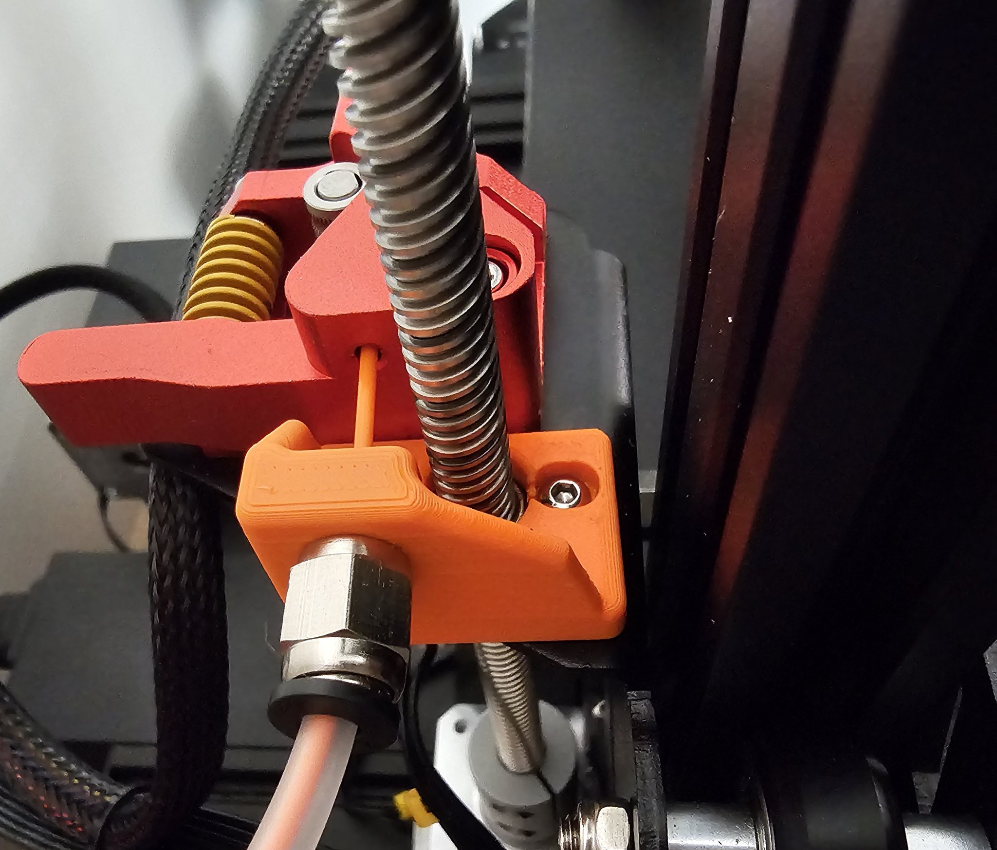 Giá đỡ filament cho máy in Ender 3 V2 với bộ trục kép bằng nhôm