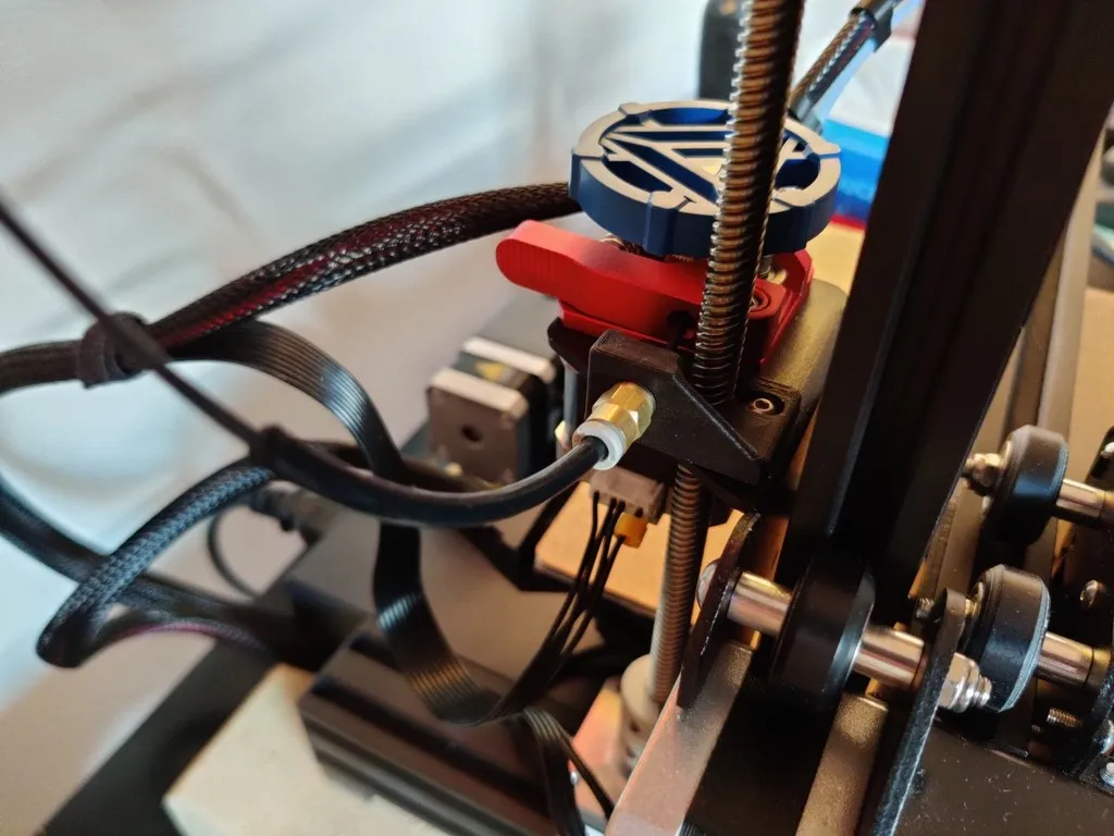 Giá đỡ filament cho Ender 3 V2 và đầu đùn nhôm