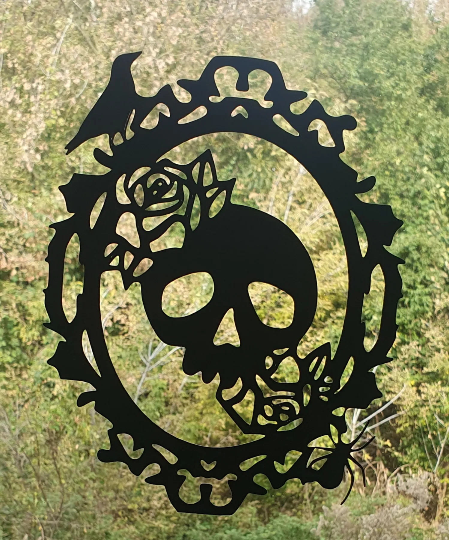 Mô hình đầu lâu trang trí Halloween