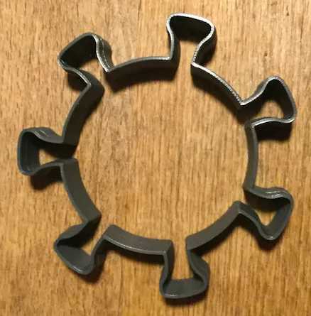 Cutter bánh quy hình virus corona