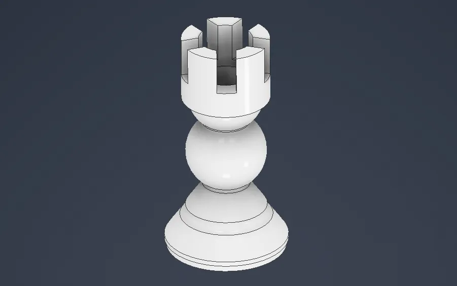 Tiêu đề: Mô hình vua cờ vua bằng nhựa hình dạng tháp