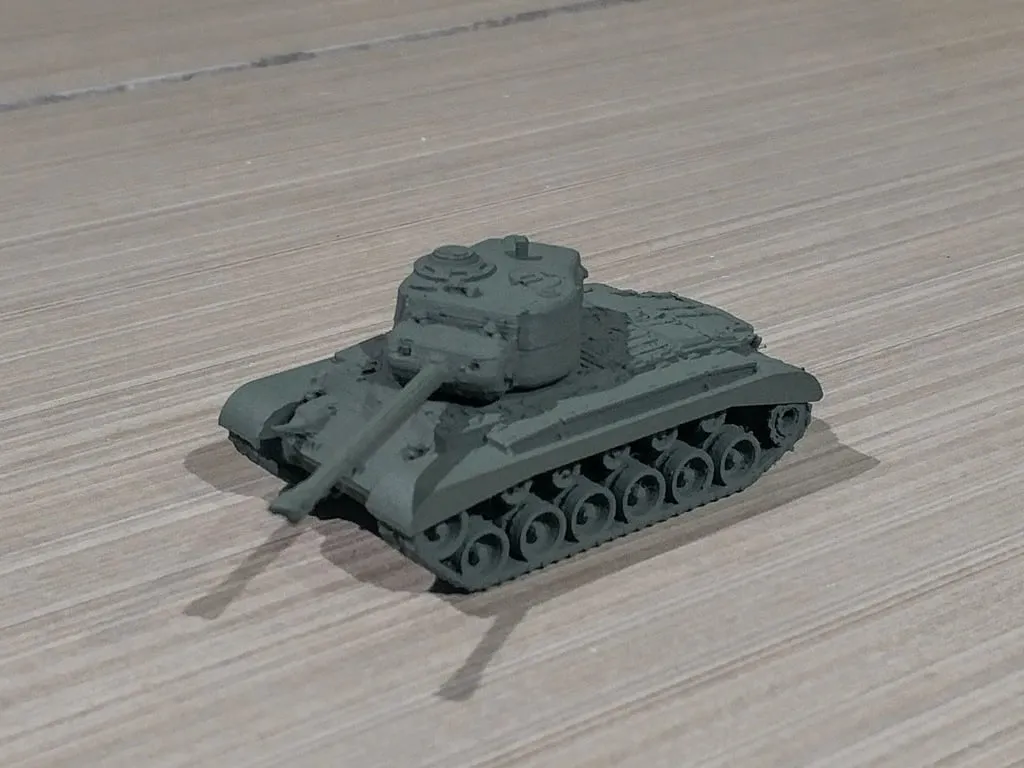 Xe tăng M26 Pershing tỷ lệ 1/100 dễ in