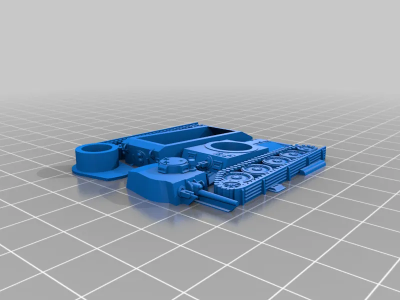 Xe tăng Panzer 38t dễ in tỷ lệ 1/100