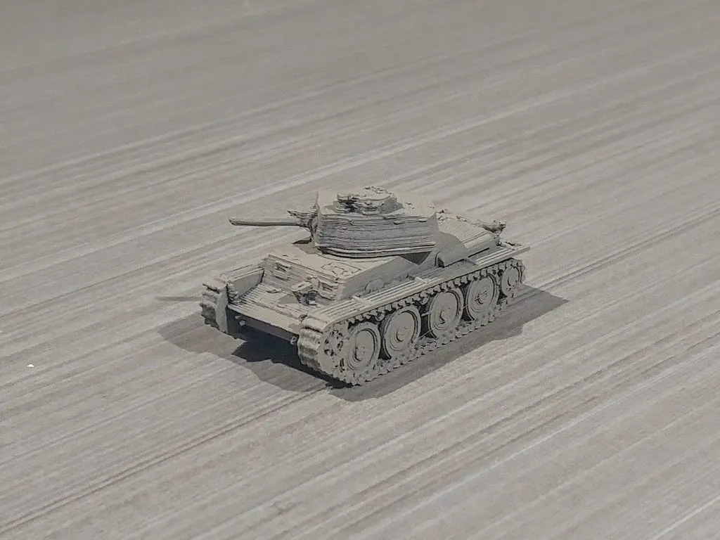Xe tăng Panzer 38t dễ in tỷ lệ 1/100