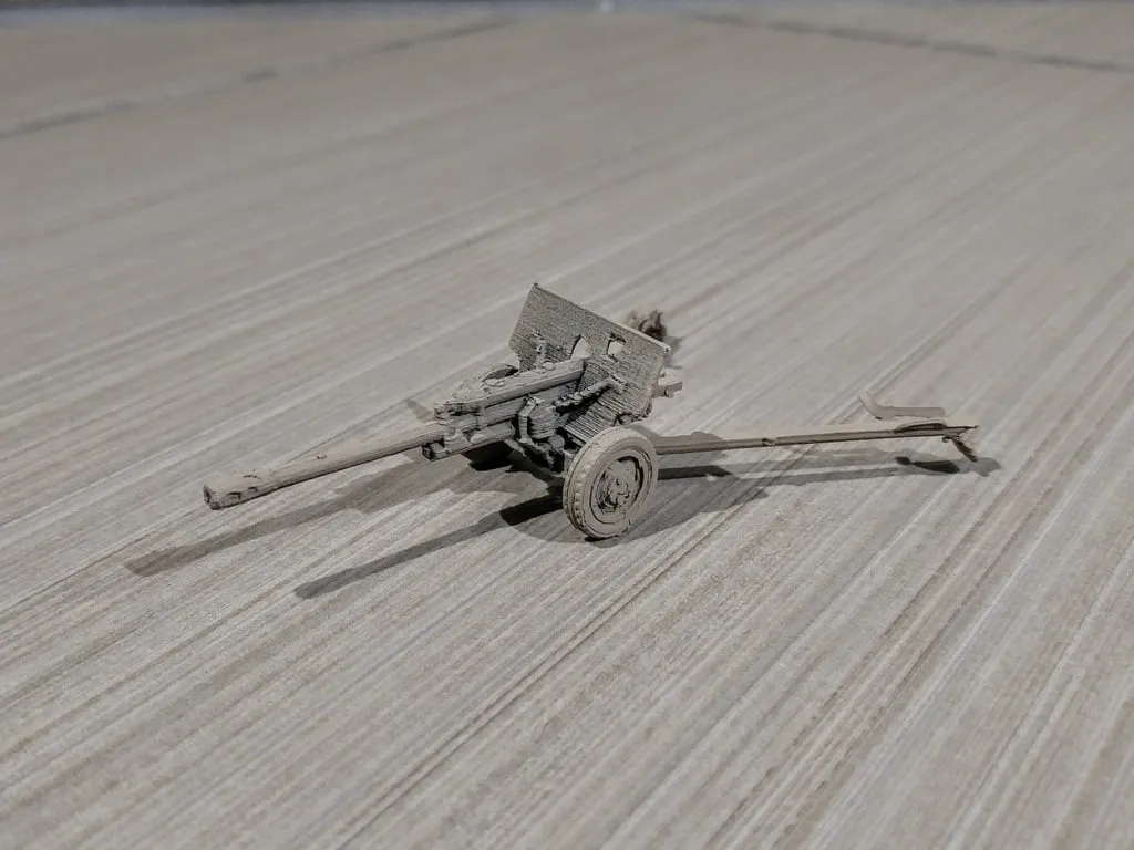 Súng phân khu ZiS-3 dễ in tỷ lệ 1/100