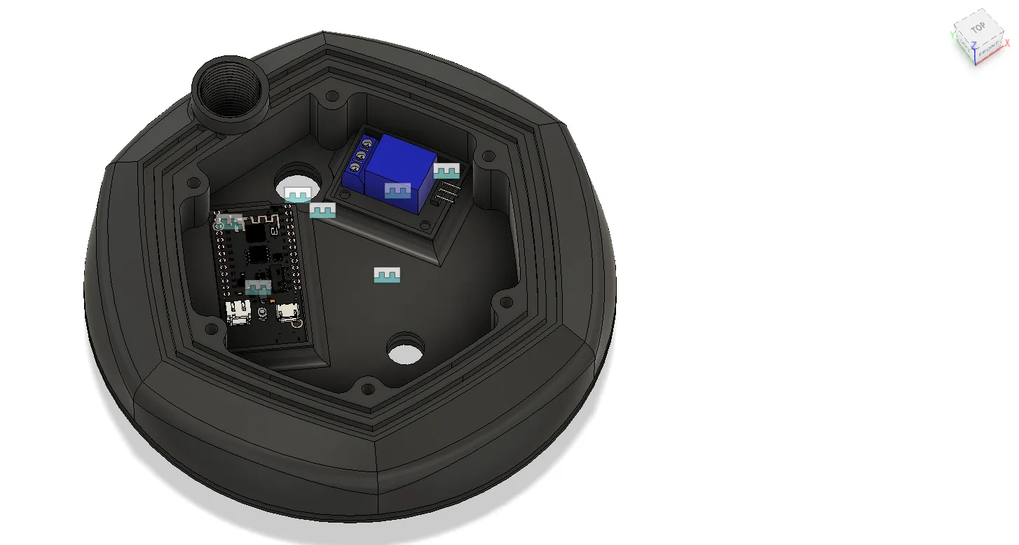 Vỏ điện tử bơm nước điều khiển ESP32 cho DIY