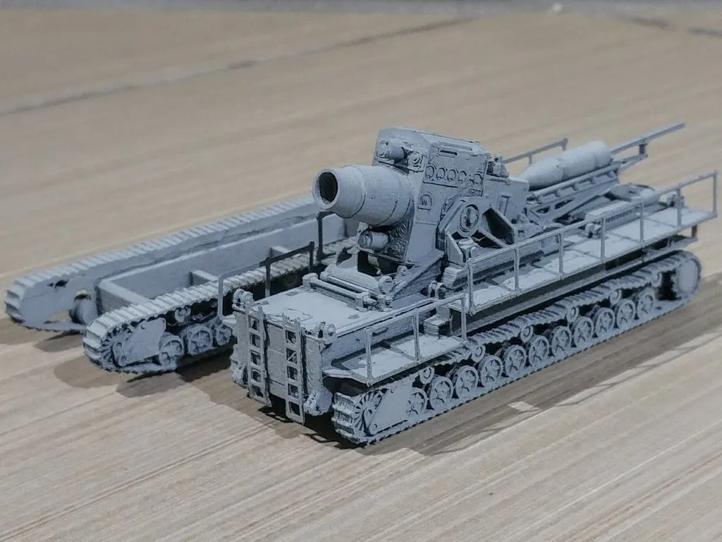 Mortar Karl Gerat dễ in với tỷ lệ 1/100