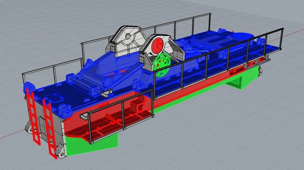 Mortar Karl Gerat dễ in với tỷ lệ 1/100