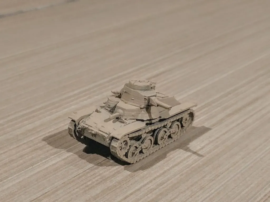 Xe tăng Type 95 Ha-Go dễ in tỉ lệ 1/100