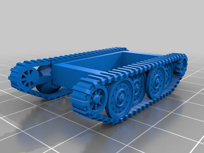 Xe tăng E-10 dễ in 3D theo tỷ lệ 1/100