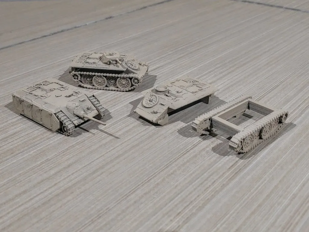 Xe tăng E-10 dễ in 3D theo tỷ lệ 1/100