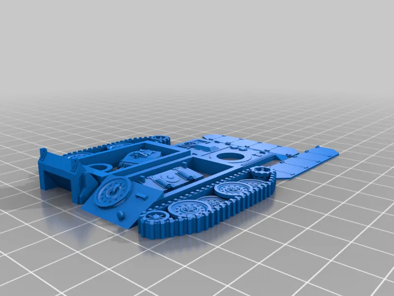 Xe tăng E-10 dễ in 3D theo tỷ lệ 1/100