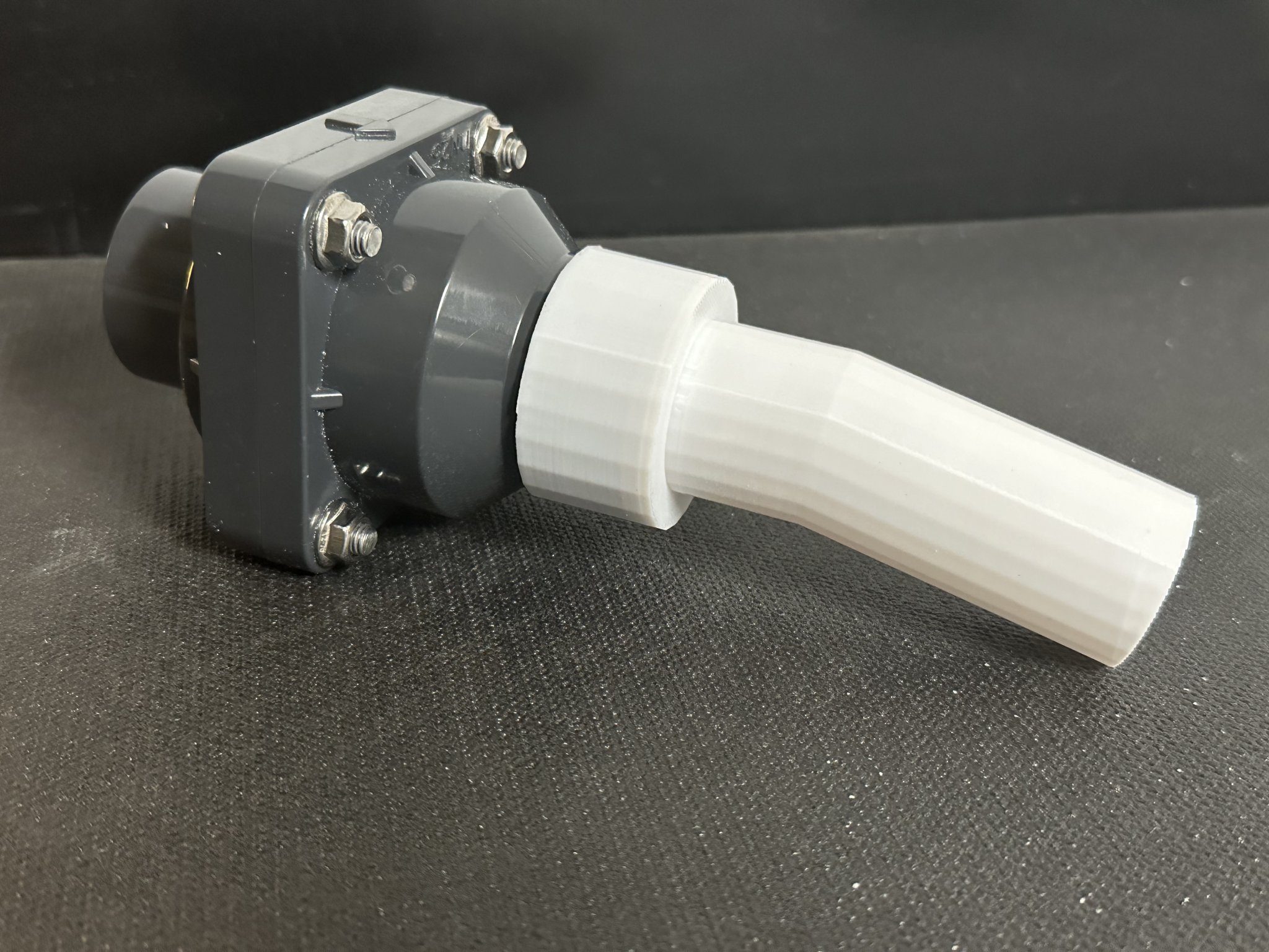 Van thoát nước 32mm với bộ chuyển đổi 12º cho tường