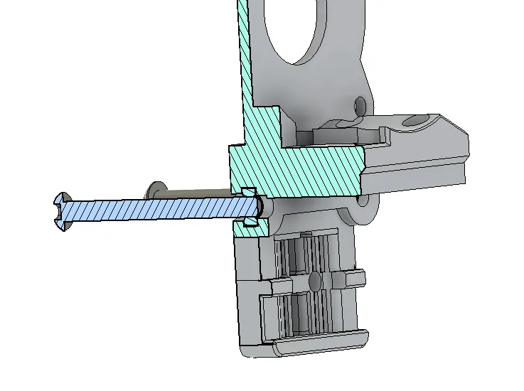 Vỏ Voron V0 cho LGX Lite với giá đỡ Slide Swipe