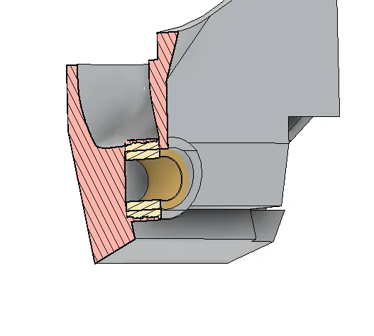 Vỏ Voron V0 cho LGX Lite với giá đỡ Slide Swipe