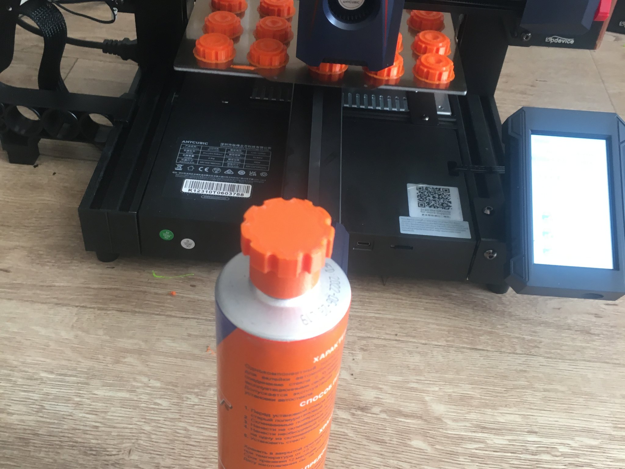 Nắp đậy keo với ren 21.5 mm và bước ren 2 mm