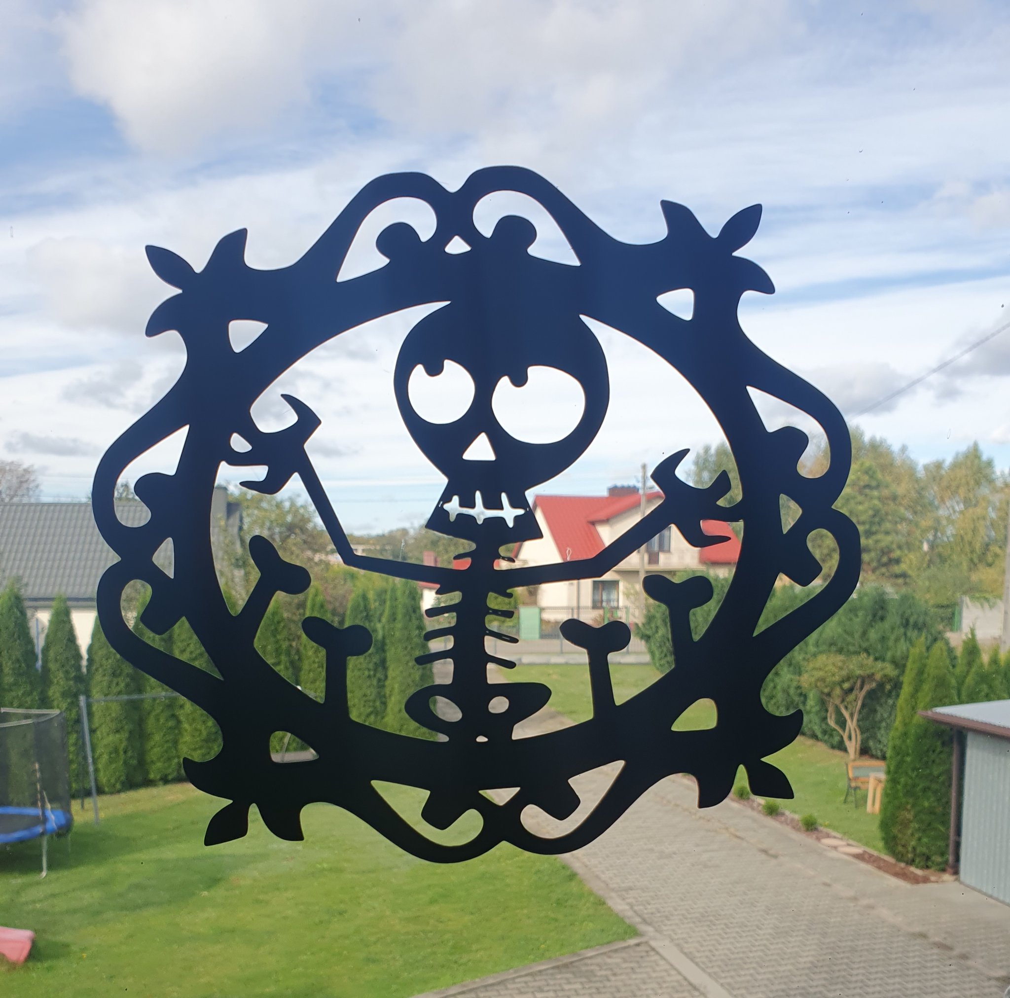 Trang trí Halloween hình bộ xương