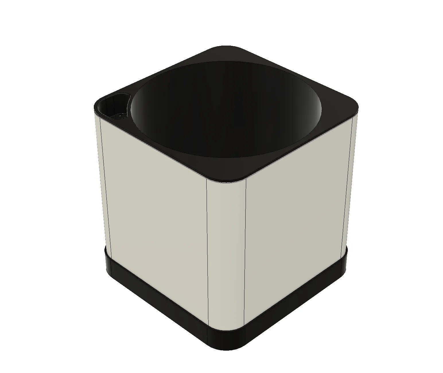 Chậu hoa với bộ phận tưới nước tự động