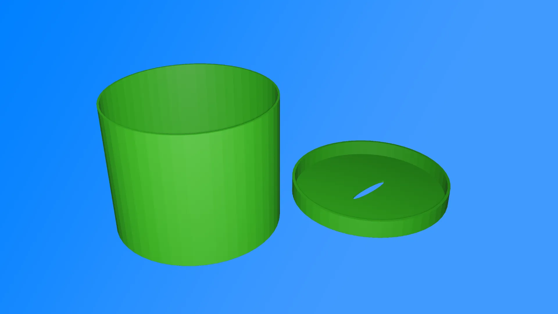 Hộp đựng tiền đơn giản có nắp đậy