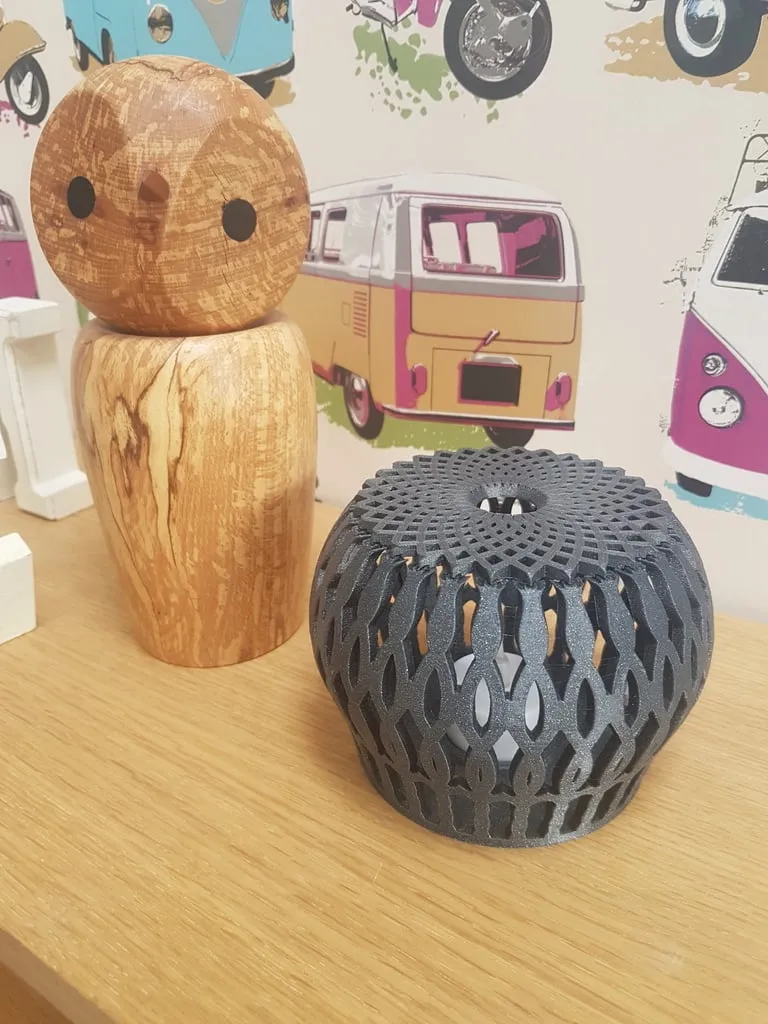 Giá đỡ nến tealight hình học đơn giản