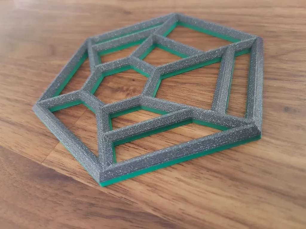 Đế lót ly hình học đơn giản cho nhà bếp